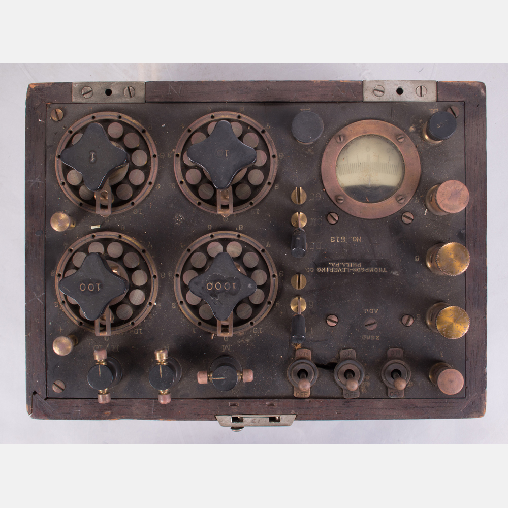 A Wheatstone Bridge by Thompson-Levering Co., Philadelphia PA, Early 20th Century. Numbered 613. - Image 6 of 7