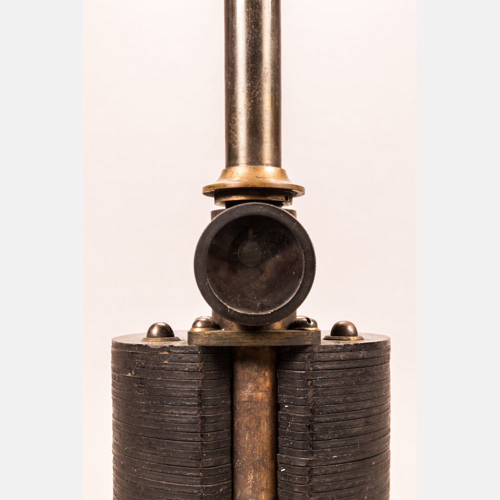 A Filar Suspended D'Arsonoval Galvanometer, Late 19th/Early 20th Century. Tripod feet spaced:  7 in. - Image 3 of 5