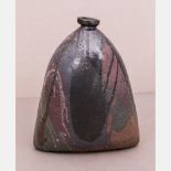 Artist Unknown (20th Century) Vessel, Glazed ceramic, Unsigned.  H: 15 1/4   W: 12 1/4   D: 7 1/