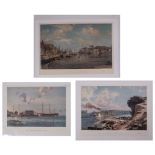 John Stobart (b. 1929) A Collection of Three Works, Colored lithograph, Including:  'Martha's
