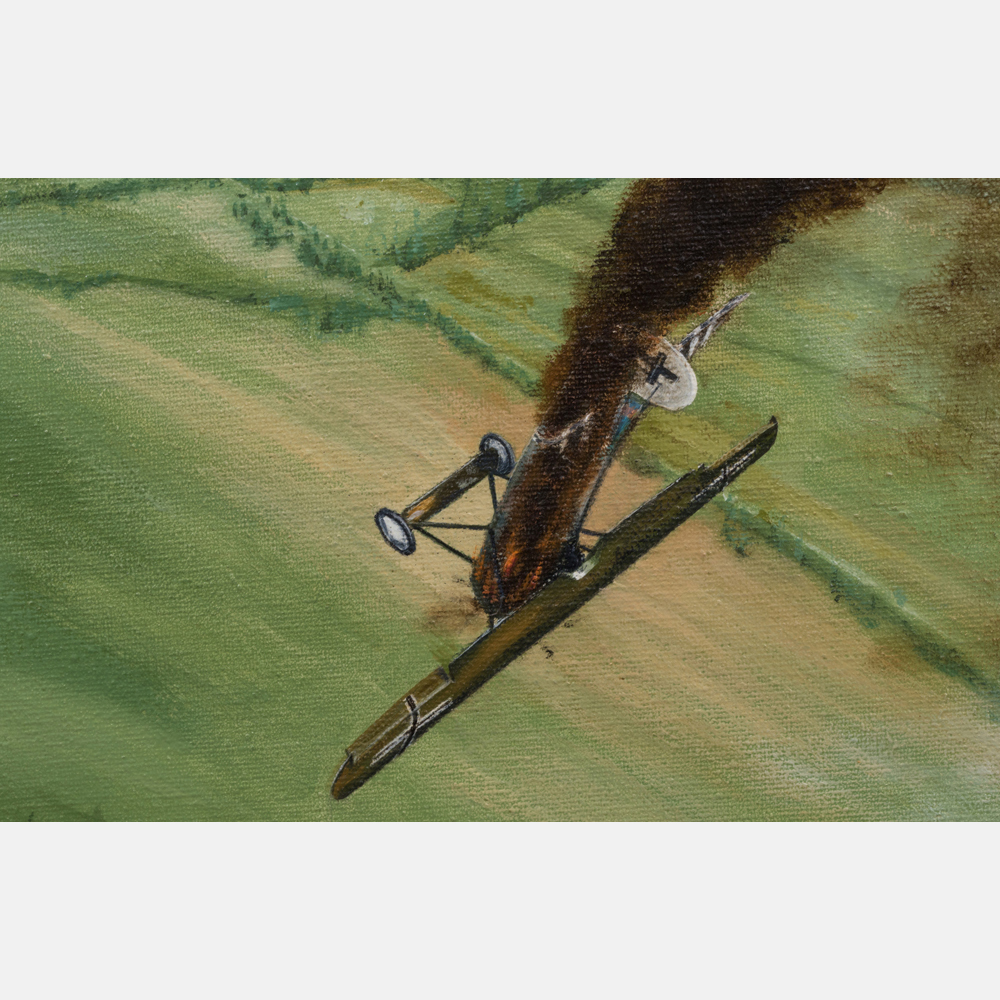 Albert J. Enckler (1921-2014) British Sopwith 'Camel' Downs One of a Pair of German Fokker D- - Image 4 of 7