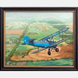 Albert J. Enckler (1921-2014) Waco CSO 3-Seater Biplane - Well Liked by Private Pilots in the 1930s,