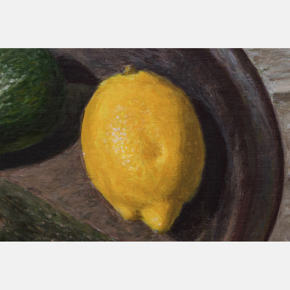 Henning Loeschcke (b. 1946) Still Life with Knife and Plate, Oil on canvas, Signed and dated '09 - Image 3 of 4