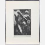 Gwendolyn Eberts (20th Century) Two Nude Figures, c. 1985, Lithograph, Signed lower right and