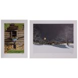 Bob Timberlake (b. 1937) Two Works, Lithographs, Including 'Cabin Window,' signed and numbered 976/