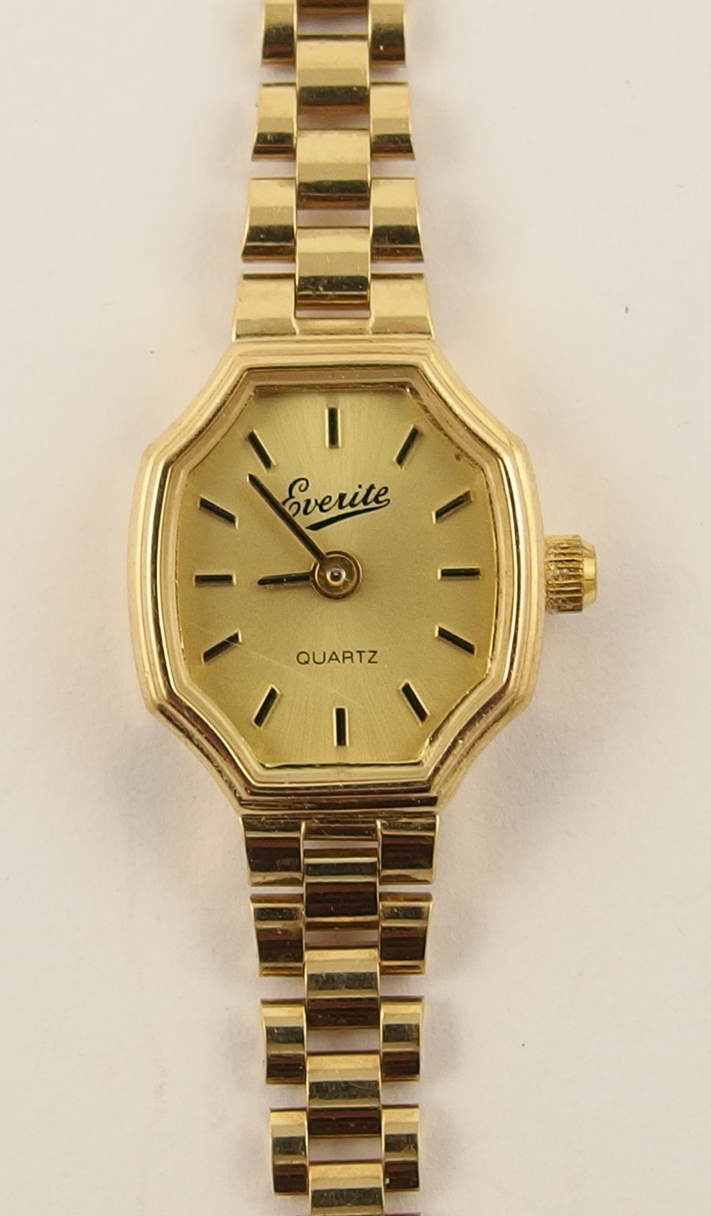 A 9ct ladies Everite watch weight approx 14.8gms including mechanism