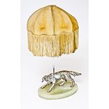 To be sold for BBC Children in Need 
An Art Deco table lamp with Setter dog figure the finely
