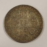 1741 George II Shilling traces of lustre, strong very fine condition Property from a Stirlingshire