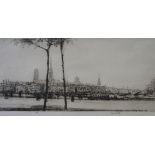 •JAMES McBEY LLD, (Scottish 1883 - 1959) ROUEN Etching, signed and numbered XXI, 17 x 37cm (6 3/4