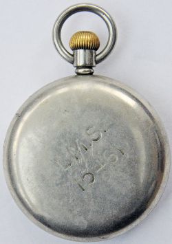 LMS Pocket Watch manufactured by Nirvana Watch Co., Swiss Made. Stamped on rear case 'LMS 15461'. In
