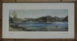 Carriage Print 'Loch Lomond' by Frank Mason from the Scottish series 20 inch x 10 inch . In
