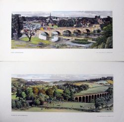 Carriage Prints, a pair unframed comprising:- Alnmouth, Northumberland by S.R. Badmin from the