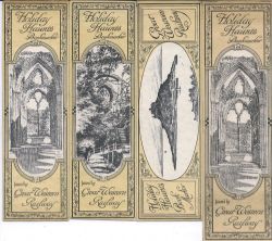 GWR Bookmarks a small collection of 9 to include 3 small Tintern Abbey, Devils Bridge, St Michaels