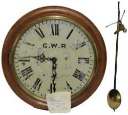 GWR 12 inch fusee trunk drop dial as obtained from Marland House in Cardiff, unfortunately the