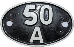 Shedplate 50A, York from 1948 until December 1967. Restored.