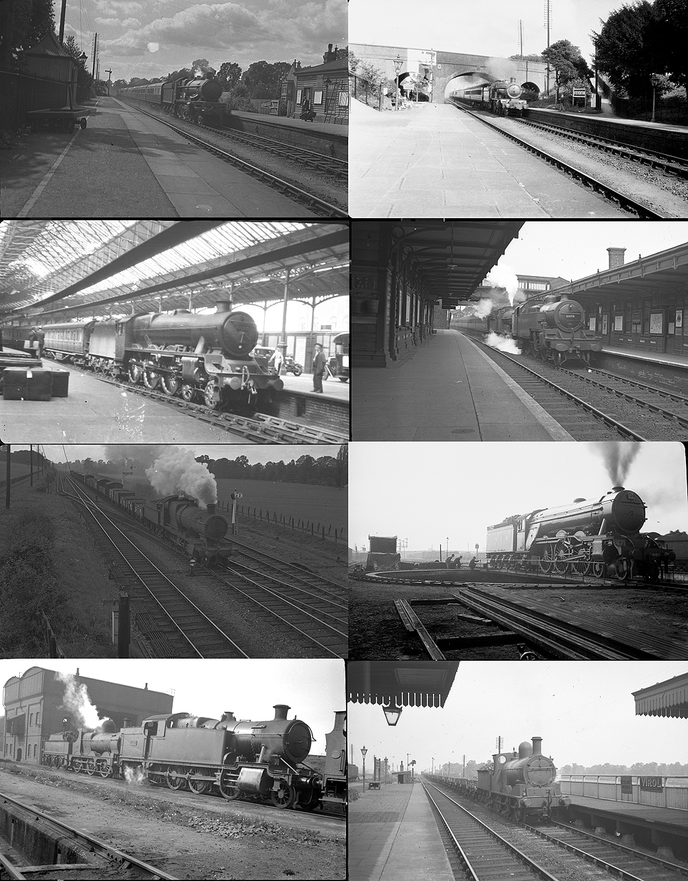 Negatives, approximately 170 medium format in two small wallets. Mostly ex GWR and LMS but there are - Image 3 of 4