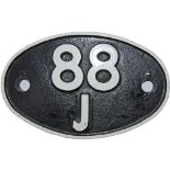 Shedplate 88J, Aberdare from January 1961 until March 1965. Restored but correct casting pattern and