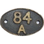 Shedplate 84A, Wolverhampton Stafford Road until September 1963 then Laira until May 1973. Totally