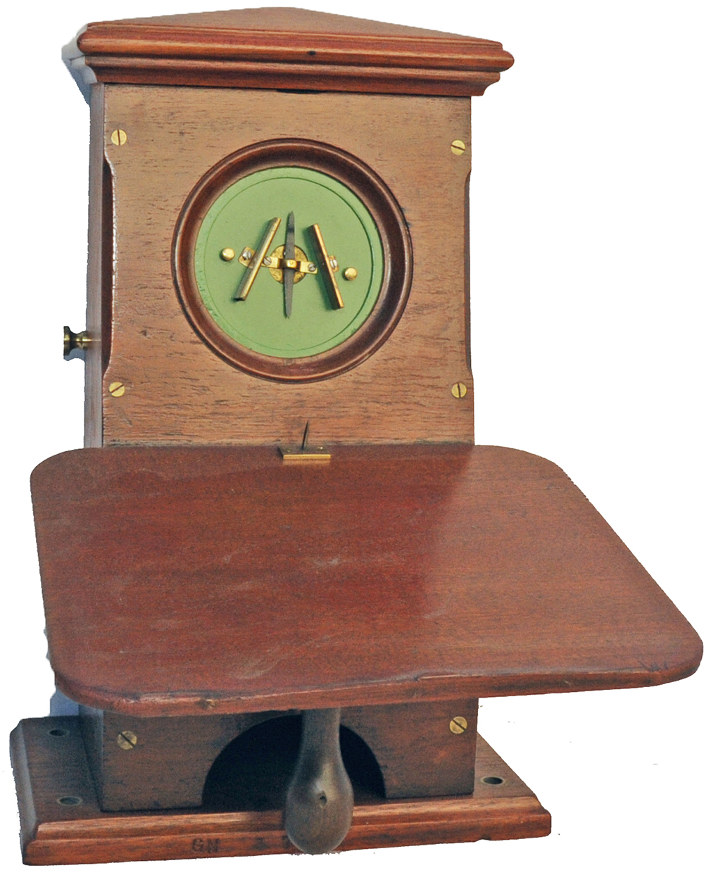 Great Northern Railway mahogany cased Single Needle Telegraph Instrument stamped 'GNR 3710'. Ex