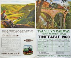 Posters, qty 2 comprising:- BR Western Region 'Narrow-gauge Passenger Railway, Aberystwyth to