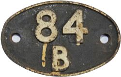 Shedplate 84B, Oxley until September 1963 and then St Blazey until May 1973. Totally ex loco