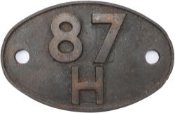 Shedplate 87H Neyland until September 1963, in ex loco condition.