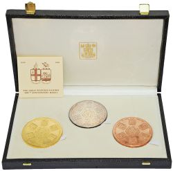 Great Western Railway 150th Anniversary Celebrations Boxed Medal Set by the Royal Mint. Issued in