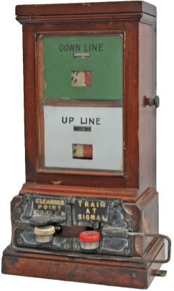 GWR Double Line Spagnoletti Block Instrument complete with all flaps, Tappers and Relay box. In