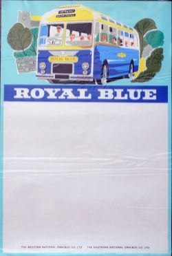 Posters, a pair 'Royal Blue', double crown size 20 inch x 30 inch. The first depicts a Royal Blue