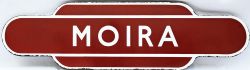 Totem BR(M) 'MOIRA' F/F. Ex MR station between Burton and Ashby. In good condition with minor edge