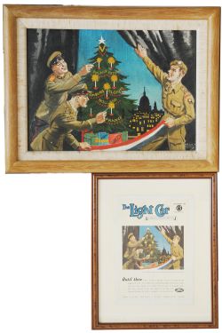 Original Oil Painting on canvas by Helen McKie. Depicts three WWII Allied Soldiers, Russian,