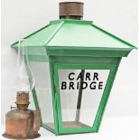 Highland Railway Platform Lamp CARR BRIDGE. Situated between Inverness and Aviemore, the station