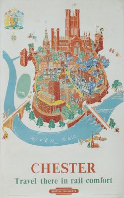 Poster BR(M) 'Chester' by Kerry Lee circa 1953, double royal size 25 inch x 40 inch. Published by