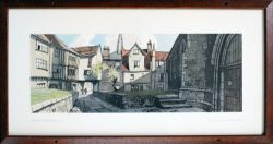 Carriage Print 'Norwich Tombland Alley' by James Fletcher Watson R.I. from the LNER Post War