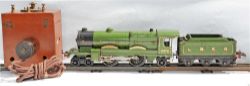 Hornby Railway 0 Gauge 3-rail electric Tinplate locomotive Flying Scotsman with Tender. In very good