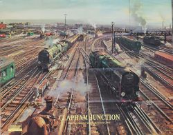 Poster British Railways 'Clapham Junction' by Terence Cuneo, quad royal size 40 inches x 50