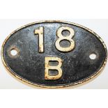 Shedplate 18B Westhouses until September 1963. Ex loco condition.