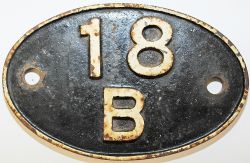 Shedplate 18B Westhouses until September 1963. Ex loco condition.