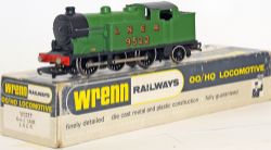 Wrenn 00 Gauge Model Locomotive W2217 'LNER  0-6-2 Tank number 9522 in green'. In original, rubbed