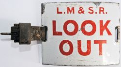 LMSR rectangular enamel 'Look Out Armband'. In excellent condition.