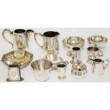Shipping Silverplate collection comprising a total of 13 items from different companies including