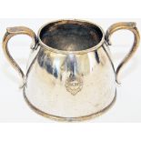 Belfast & County Down Railway BCDR Slieve Donard Hotel silverplate two handled Sugar Bowl by