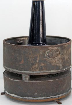 East African Railways & Harbours early 1st Class Carriage Oil Lamp, 7 inches diameter and approx