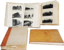 Three Photograph Albums containing approx 1200 b/w photographs taken around the early 1950's. One