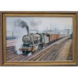 Original Oil Painting on canvas '90089 At Leeds' by Joe Townend GRA. Canvas size is 20 x 30 inches
