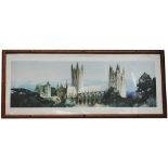 Carriage Print Canterbury Cathedral, Kent by Claude Buckle from the Southern Region A Series