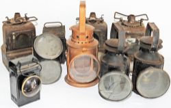 A miscellany of Lamps and spares to include 8 in total and 2 spare lenses, there are: x2 BR 3 aspect