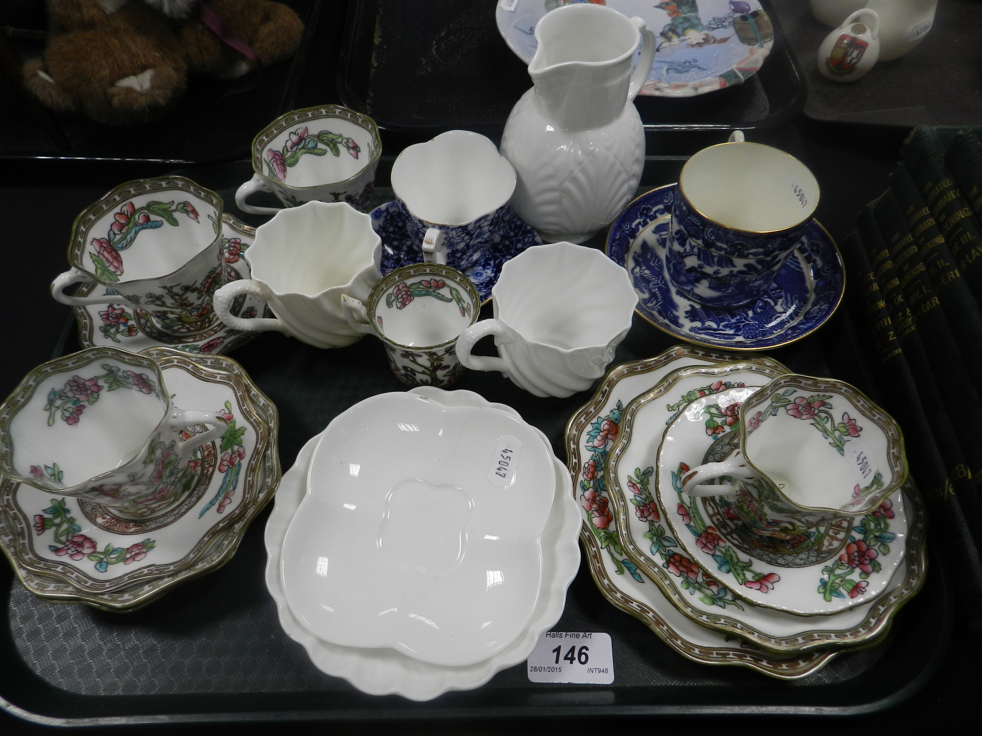 A group of Coalport items to include a n