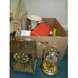 Two boxes containing a Beswick vase, mod
