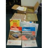 Two boxes of assorted pamphlets on railw